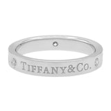 Tiffany & Co. Platinum & Diamond Band  Ring