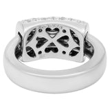18K White Gold 1.48 Carat Diamond Sliding Ring