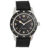 Longines Stainless Steel Heritage Skin Diver L2.822.4.56.9 Watches Longines