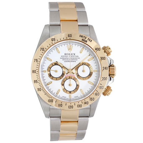 Rolex 18K Yellow Gold & Stainless Steel Cosmograph Daytona 16523 Watches Rolex
