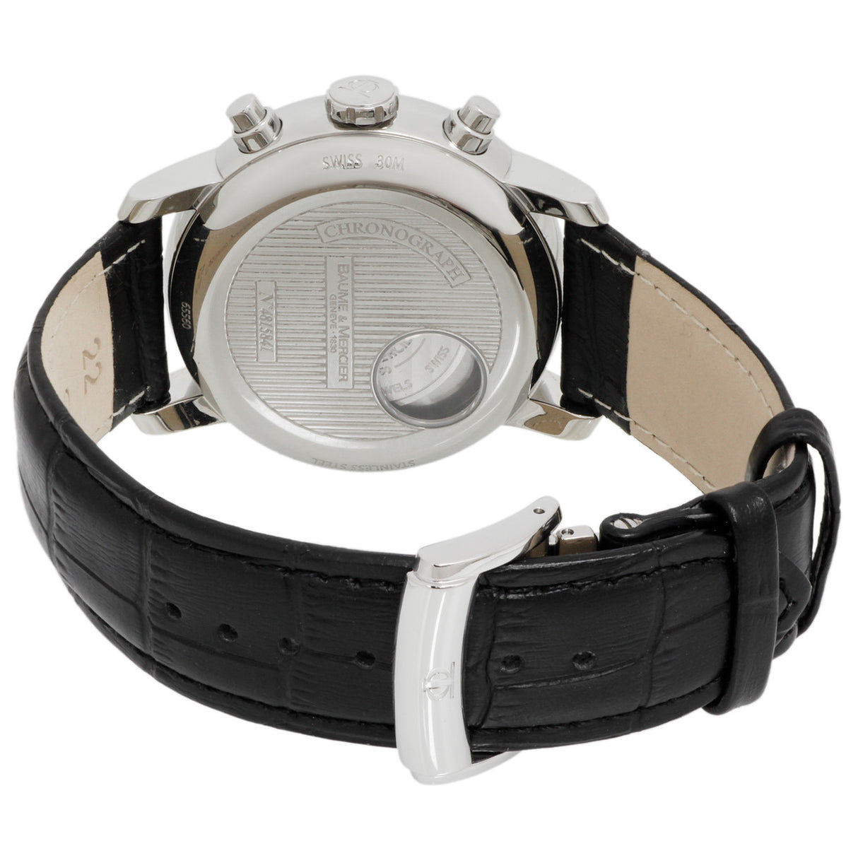 Baume & Mercier Stainless Steel Classima Chronograph 65560 Watches Baume et Mercier