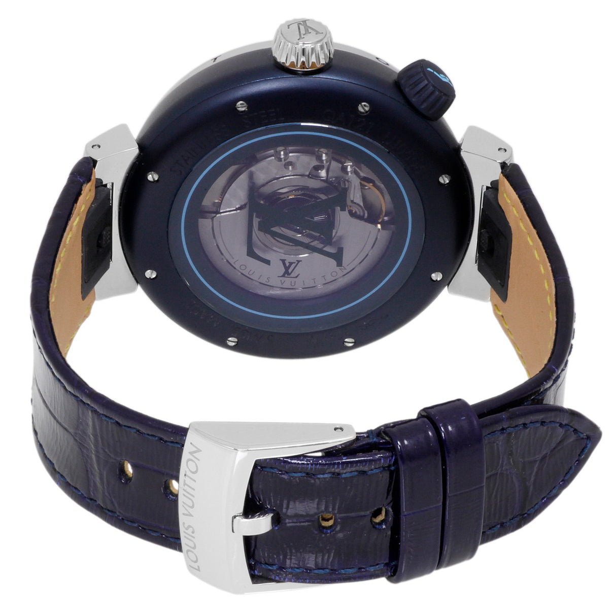 Louis Vuitton Stainless Steel Tambour Street Diver Watches Louis Vuitton
