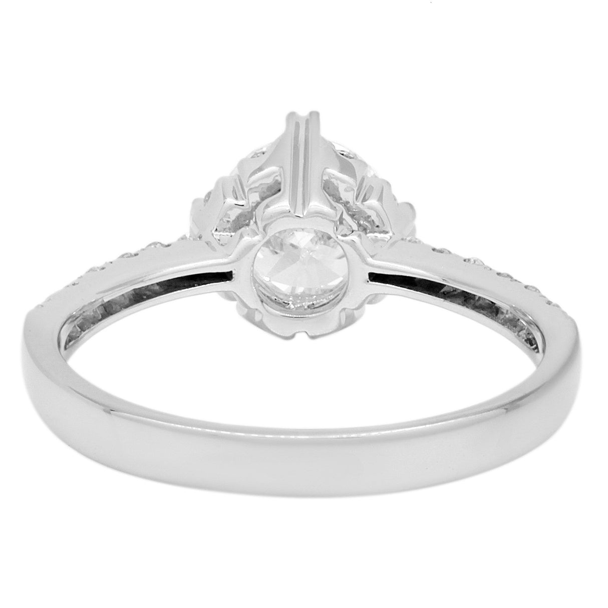 18K White Gold 1.01 Carat Diamond Ring