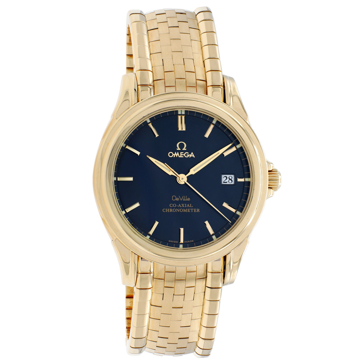 Omega DeVille 18K Yellow Gold Co-Axial 37.5mm 4631.80.33