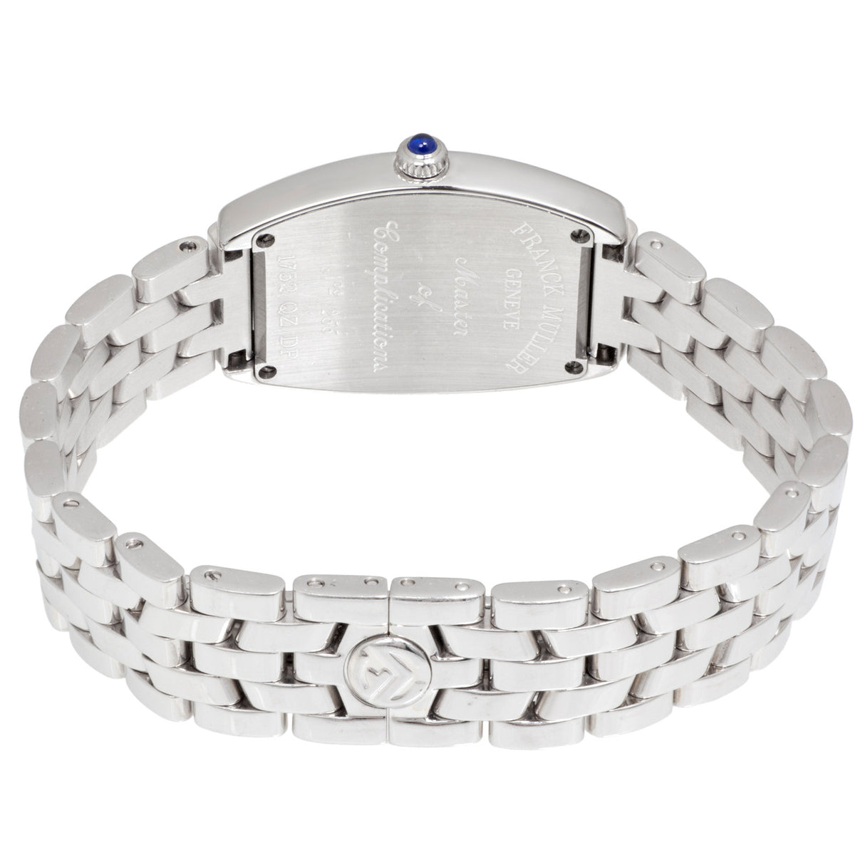 Franck Muller Stainless Steel Cintree Curvex Diamond Watch 1752 QZ DP ACB ACE Watches Franck Muller